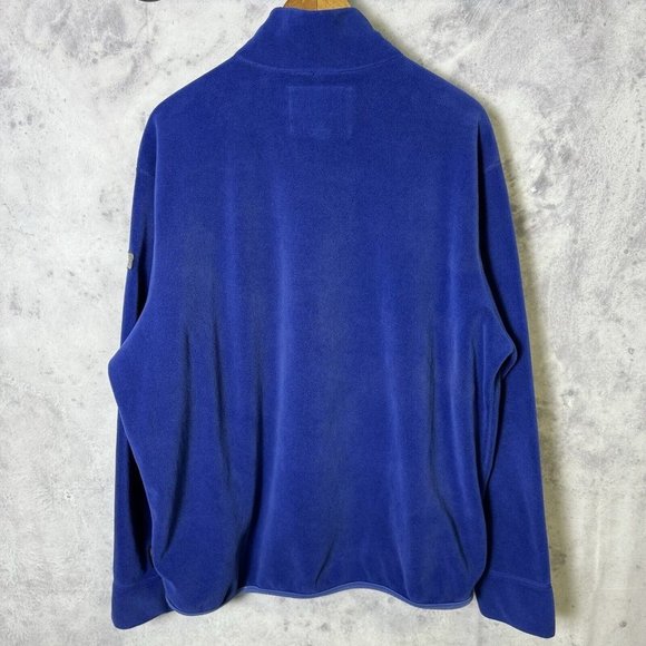 Polo Sport Ralph Lauren Fleece Sweatshirt Mens XL Blue 1/2 Zip - Picture 2 of 16